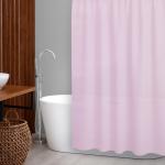 Штора для ванной комнаты «Бриллиант», 180*180 см, цвет светло-розовый