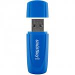 Флешка Smartbuy 064GB2SCB, 64 Гб, USB2.0, чт до 15 Мб/с, зап до 12 Мб/с, синяя