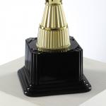 Кубок 155B, наградная фигура, золото, подставка пластик, 35,3 * 18,4 * 10,5 см.