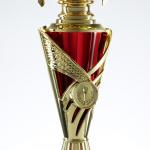 Кубок 155B, наградная фигура, золото, подставка пластик, 35,3 * 18,4 * 10,5 см.