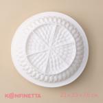 Форма для муссовых десертов и выпечки KONFINETTA «Бронте», силикон, 23*7,5 см, цвет белый