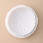 Форма для муссовых десертов и выпечки KONFINETTA «Бронте», силикон, 23*7,5 см, цвет белый