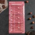 Форма для шоколада KONFINETTA «Ложки», 27,5*13,5 см, 10 ячеек (11,5*2,7 см)