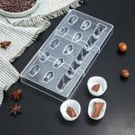 Форма для шоколада и конфет KONFINETTA «Драгоценные камни», 33*16,2 см, 16 ячеек, (2,5*3/4,5 см)