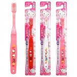 EBISU Зубная детская щетка Hello Kitty старше 6 лет, 1 шт., цвета на выбор: красная, розовая, белая