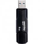 Флешка Smartbuy 8GBCLU-K3, 8 Гб, USB3.0, чт до 175 Мб/с, зап до 25 Мб/с, черная