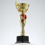 Кубок 155A, наградная фигура, золото, подставка пластик, 39 * 22 * 11,5 см.