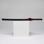 Сувенирное оружие "Катана Гэндзи" 108 см, черная с красным, пенополистирол