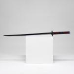 Сувенирное оружие "Катана Танзи" 102 см, черная, пенополистирол