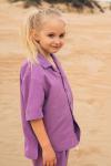Рубашка детская ECO пурпур