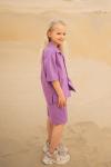 Рубашка детская ECO пурпур