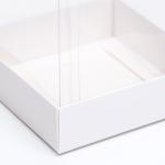Упаковка для кондитерских изделий, белый, 10 х 10 х 10 см