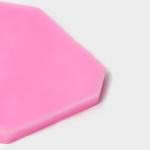 Молд «Подсолнухи», силикон, 12*9,5 см, цвет розовый