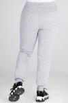 Брюки спортивные женские на флисе светло-серые утепленные