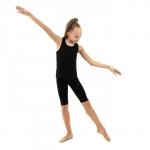 Майка-борцовка для гимнастики и танцев Grace Dance, р. 42, цвет чёрный