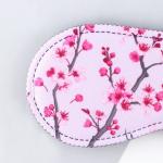Маска для сна «Сакура», 19.3 х 9.5 см, цвет розовый