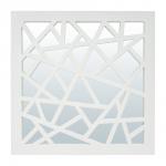 QWERTY Зеркало декоративное "Турин", 40*40 см, белый /6