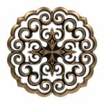 QWERTY Комплект декоративных зеркал "Орлеан", 3 шт, D 23 см, бронза /16