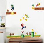 Наклейка интерьерная для дома "Супер Марио"