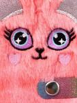Брелок - блокнот плюшевый "Cat eyes", pink