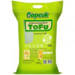 #(С)Барсик TOFU Зелёный Чай Наполнитель комкующийся 15л 15%
