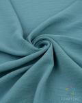 Ткань "Дорна" плательно-костюмная бирюзового цвета (пыльно-бирюзовый)
