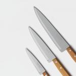 Набор кухонных ножей TRAMONTINA Universal «Поварская тройка», 3 предмета: лезвие 12,5 см, 17,5 см, 23 см