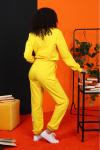 Женский костюм с брюками 15358 Желтый