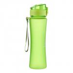 Бутылка для воды, 600 мл, "Движение - жизнь", с поильником, зеленая