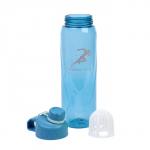 Бутылка для воды, 1 л, "Движение - жизнь", голубая