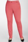 Женские брюки больших размеров розовые на лето