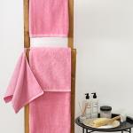 Махровое полотенце GINZA 30х60, 100% хлопок, 450 гр./кв.м. 'Пыльная роза'