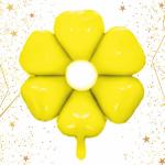 Шар фольгированный 71*71 см "Цветочный рай", Жёлтый