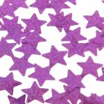 Конфетти "Звездочки галограмма" 15 г (2 см), Фиолетовый