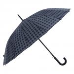Зонт-трость мужской, металл, пластик, полиэстер, 60см, 16 спиц, 1 дизайн
