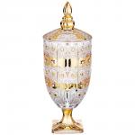 ДИСПЕНСЕР ДЛЯ НАПИТКОВ "ЛИМОНАДНИЦА LEFARD GOLD GLASS" 4,8 Л. 19*19 СМ. ВЫСОТА=52 СМ. (КОР=2ШТ.)