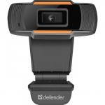 Веб-камера Defender G-lens 2579, 2 МП, 1280х720, черная