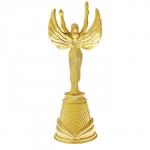 Наградная фигура женская «Ника», подставка пластик золото, 18,5 х 7 х 6 см.