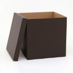 Коробка для воздушных шаров, Чёрная 60 х 60 х 60 см
