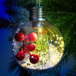 Ёлочный шар новогодний «Зима подарит чудеса», на Новый год, d=8 см.