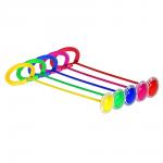 SILAPRO Нейроскакалка на ногу со светящимся роликом, PA,PP,PVC,PU,61x15x9см, 5 цветов