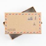 Коробка «Почтовая карточка», 12 х 7 х 4 см