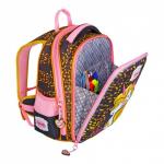 Рюкзак каркасный 35 х 28 х 15 см, Across 392, фиолетовый/розовый