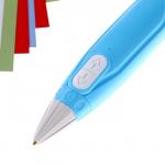 3D ручка «Новый год» набор PСL пластика, мод. PN005, цвет голубой