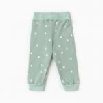 Ползунки детские "Лисичка", цвет ментол, рост 74