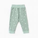 Ползунки детские "Лисичка", цвет ментол, рост 80