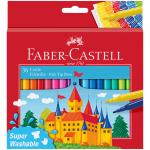 Фломастеры Faber-Castell Замок, 36 цв., смываемые, картон, европодвес, 554203
