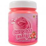 Слайм Cream-Slime, розовый, с ароматом клубники, 250мл, SF02-S