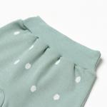 Ползунки детские "Лисичка", цвет ментол, рост 68 см