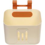 Корзина подвесная для хранения "РАМПШ", цвет кремовый, 19*11.5*15.5см (можно регулировать ручки на разные стороны)